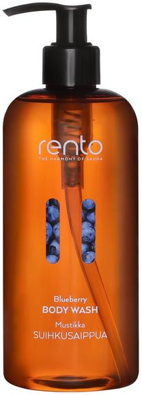 Ķermeņa mazgāšanās želeja Rento Blueberry, 400 ml