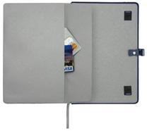 Užrašų knygelė Lanybook NIGHT LIGHT, A6, balta sp./juoda sp./violetinė sp.