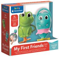 Водная игрушка Clementoni My First Friends 17666, синий цв./зеленый цв., 2 шт.