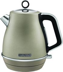 Elektriskā tējkanna Morphy Richards 104403, 1.5 l, melns krās./nerūsējošā tērauda krās./pelēka krās.