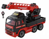 Игрушечный кран Wader Mammoet Volvo Crane Truck 56979, черный цв./красный цв.