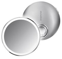 Kosmetinis veidrodis Simplehuman ST3025, su apšvietimu, kabinamas, 10 cm, sidabro