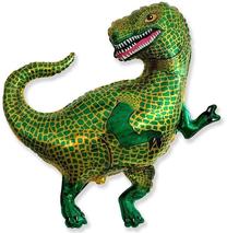 Fooliumist õhupall erikujuga GoDan Tyrannosaurus, roheline v.