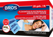 Plokštelė elektriniam prietaisui Bros, 20 vnt.