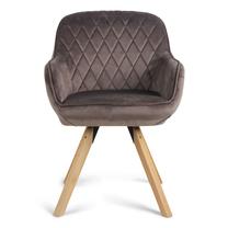 Valgomojo kėdė Domoletti Bago 53000006449, ruda sp., 59 cm x 61 cm x 84 cm