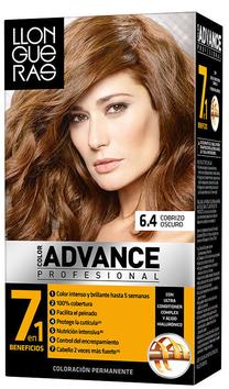 Matu krāsa Llongueras Color Advance, cobrizo oscuro krās., Cobrizo Oscuro 6.4, 125 ml