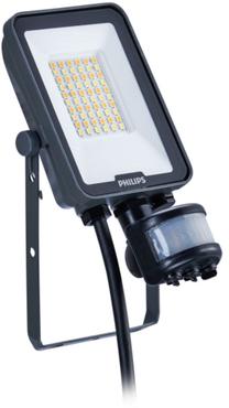Prožektor liikumisanduriga, lakke või seina Philips Ledinaire Floodlights BVP167, 20 W, 2200 - 2400 lm, 3000 - 6500 °K, IP65, hall v.