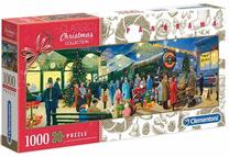 Dėlionė Clementoni Panorama Christma Collection 10610025, 98 cm x 33 cm, 1000 vnt., įvairių spalvų