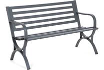 Lauko suoliukas Simple 746318, pilka sp., 60 cm x 127 cm x 79 cm