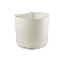 Gėlių vazonas Teraplast URBAN MEDIUM D51 H47, plastikinis, Ø 51 cm, balta sp.