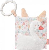 Буклет с занятиями для малышей BabyFehn Swan Lake, белый цв./розовый цв.