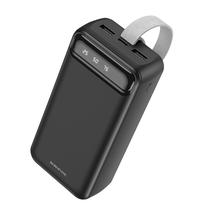 Lādētājs-akumulators (Power bank) Borofone, 30000 mAh, melna krās.