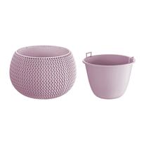 Puķu pods DKSP290-5245U, plastmasa, Ø 29 cm, rozā krās.