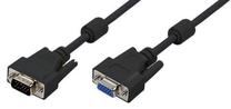 Laidas Logilink HD D-Sub 15-pin male, HD D-Sub 15-pin female, 20 m, juoda sp.