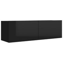 TV galds VLX, melna krās., 100 cm x 30 cm x 30 cm