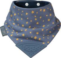 Слюнявчик грызунок Cheeky Chompers Midnight Stars, синий цв./золотой цв.