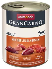 Влажный корм для собак Animonda GranCarno Poultry Hearts, мясо птицы, 0.8 кг