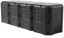 Komposta kaste Prosperplast Module Compogreen, 71.9 cm x 261 cm x 82.6 cm, 1600 l