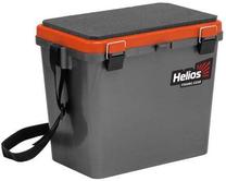 Makšķerēšanas kaste Helios Fish Box, 39 cm, oranža krās./pelēka krās.