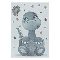Ковер комнатные Ayyildiz Funny Dino Baby, белый цв./многоцветный/синий цв., 150 см x 80 см