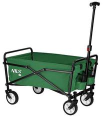 Tūristu ratiņi Nils Camp NC1602, 75 cm, 75 l, melna krās./zaļa krās.