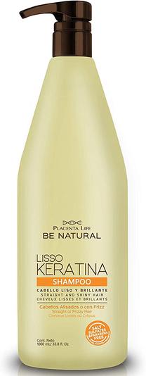 Šampūns Placenta Life Be Natural Smooth Keratin, 1000 ml