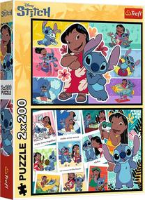 Пазл 2in1 Trefl Lilo And Stitch Stitchs Happy Life 13334, 27.5 см x 41 см, 400 шт., многоцветный