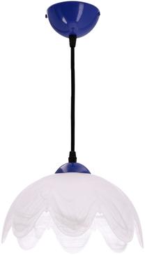 Светильник потолочный Candellux Lighting Colori 31-47953, E27, 1 x 60 Вт, белый цв. / синий цв., 25 x 25 см