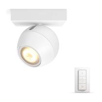 Valgusti lagi Philips Hue Buckram, GU10, 2200 - 6500 °K, 1 x 5.5 W, valge v. / valge v.