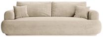 Sofa-lova Micadoni Ella Vog1, šviesiai smėlinė, 271 x 108 cm x 94 cm