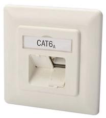 Сетевые продукты Digitus DN-9007-1 - Flush Mount Outlet, белый цв.
