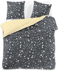 Patalynės užvalkalų komplektas DecoKing Dandelion, geltonas/pilkas, 220 x 230 cm