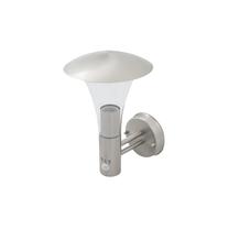 Āra sienas lampa Kanlux Lugea 31L-UP-SE, 60W, E27, IP44, sudraba krās., 18 cm x 30.5 cm