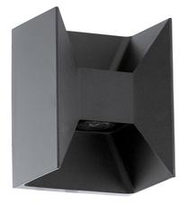 Õue seinavalgusti Eglo Morino, 2.5W, LED, IP44, antratsiit v., 10.5 cm x 18 cm