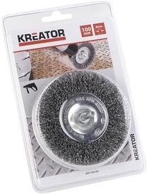 Проволочная дисковая щетка Kreator, 100 мм