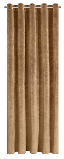 Naktinė užuolaida, šviesiai ruda sp., 140 cm x 250 cm