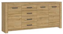 Komoda Forte Havanna HVNK341-D67, ąžuolo sp., 95.7 cm x 206 cm x 42.2 cm
