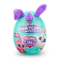 Pliušinis žaislas Rainbocorns Bunnycorn Surprise 2 series, žalia sp.