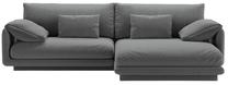 Kampinė sofa Micadoni Torino Structured, tamsiai pilka sp., dešininė, 250 x 170 cm x 83 cm