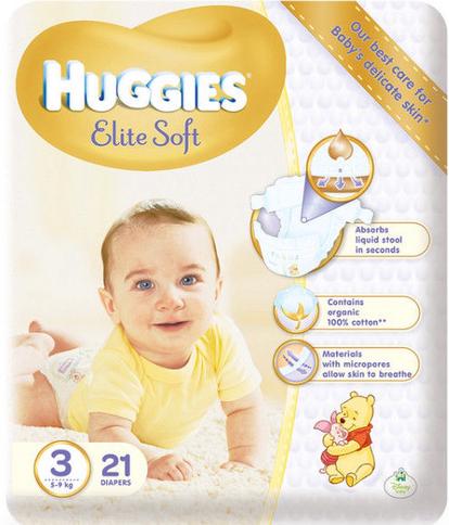 Sauskelnės Huggies, dydis, kg, 21