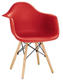 Valgomojo kėdė Avanti Hugo, raudona sp., 62.5 cm x 61 cm x 82.5 cm