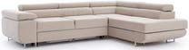 Kampinė sofa Anton Paros 02, smėlio sp., dešininė, 202 x 275 cm x 85 cm