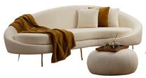 Sofa Hanah Home Eses 3-Seat, kreminė sp., 255 x 120 cm x 85 cm