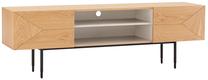 ТВ стол Home4you Nate, дубовый цв., 180 см x 40 см x 58 см