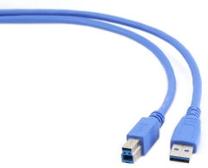 Laidas Cablexpert USB A plug, USB B plug, 3 m, mėlyna sp.