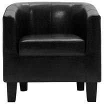 Krėslas VLX Faux Leather 248051, juoda sp., 57 cm x 64 cm x 68 cm