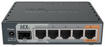 Maršrutizatorius MikroTik hEXs Gigabit Ethernet Router, juoda sp.