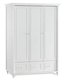 Riidekapp Kalune Design Nil, valge v., 62 cm x 152 cm x 199 cm