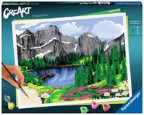 Glezna pēc numuriem Ravensburger CreArt Dolomites, daudzkrāsaina