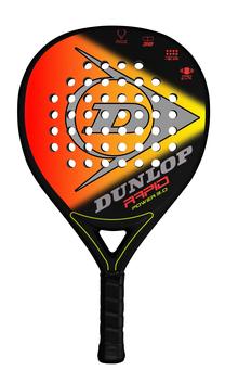 Padel tenisa rakete Dunlop Rapid Power 3.0, melna krās./daudzkrāsaina